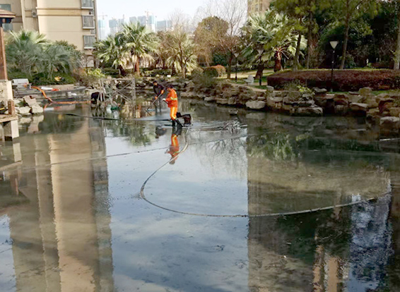 宿州景观池淤泥清理